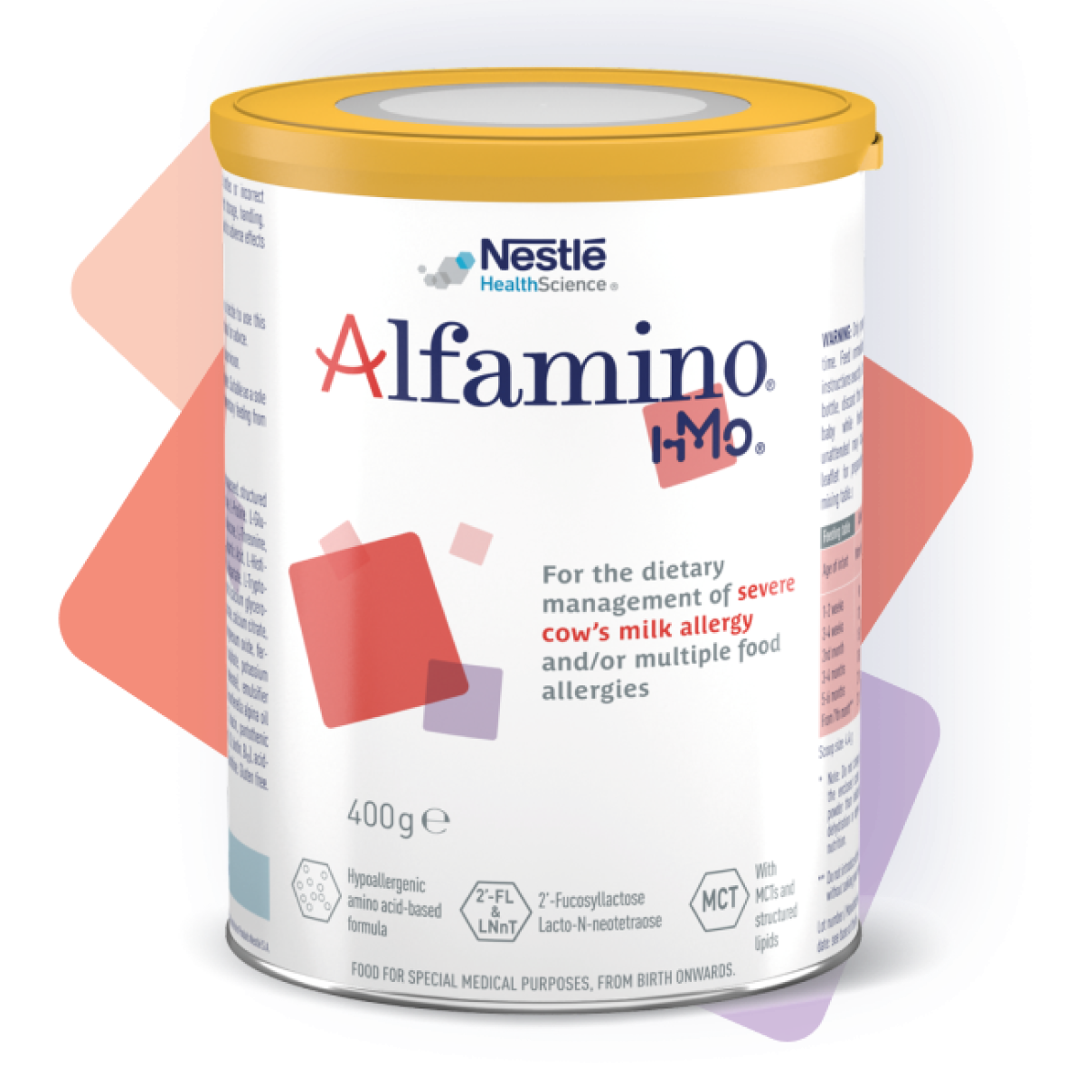 Alfamino HMO amino acid based formula.