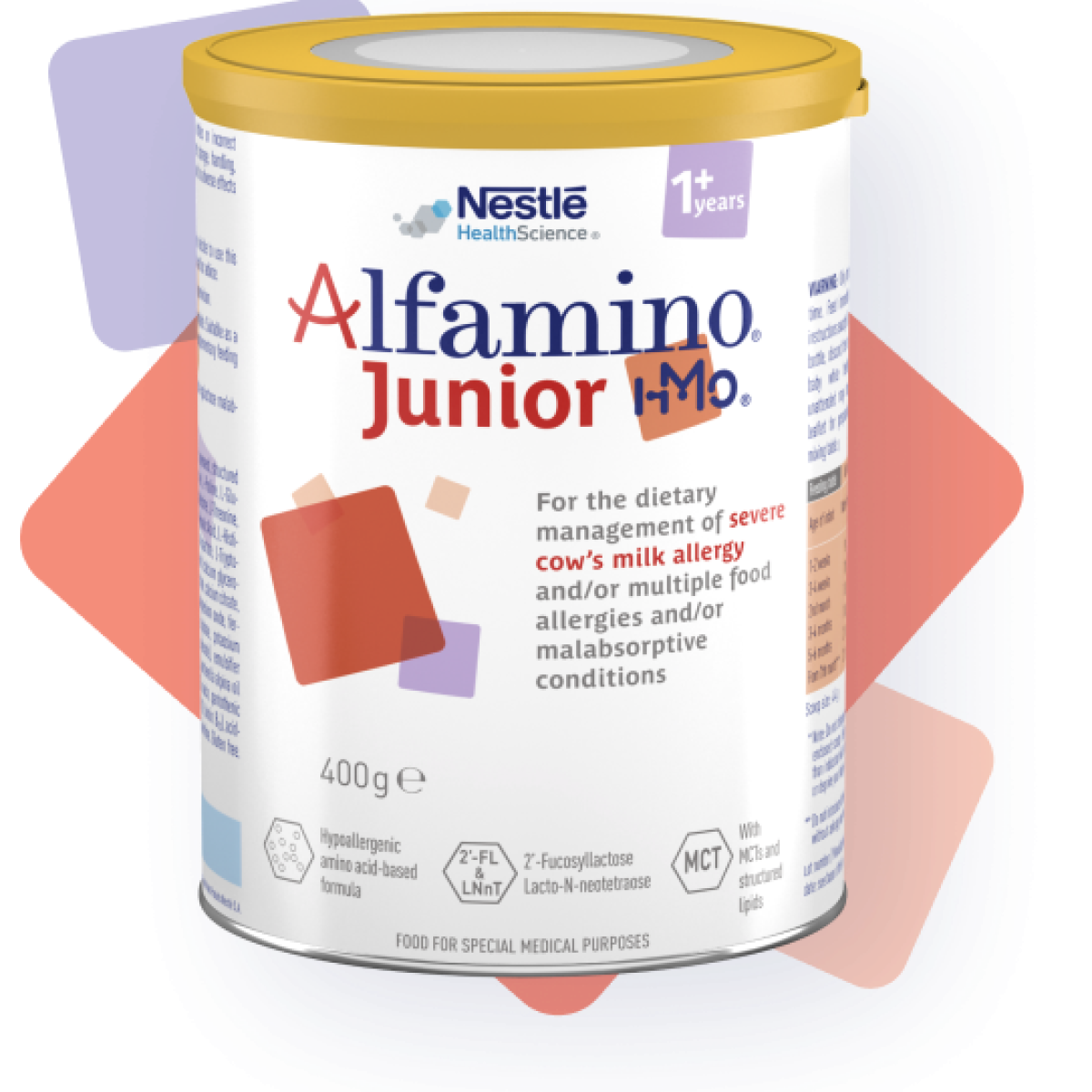 Alfamino Junior HMO amino acid based formula.