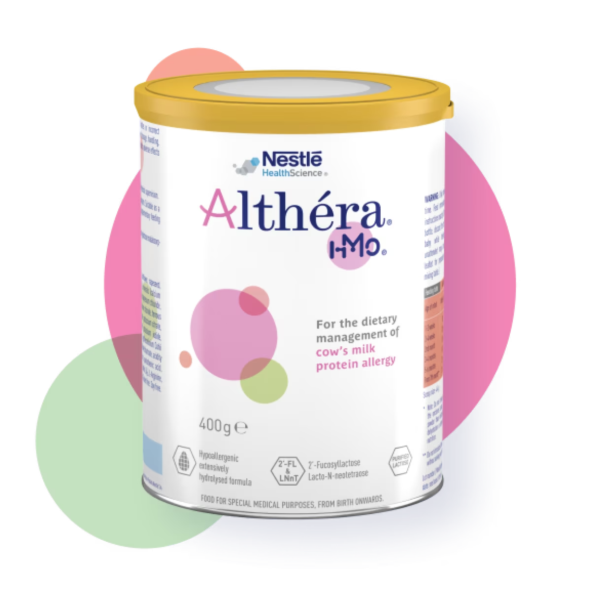 Althéra HMO extensively hydrolyzed formula.